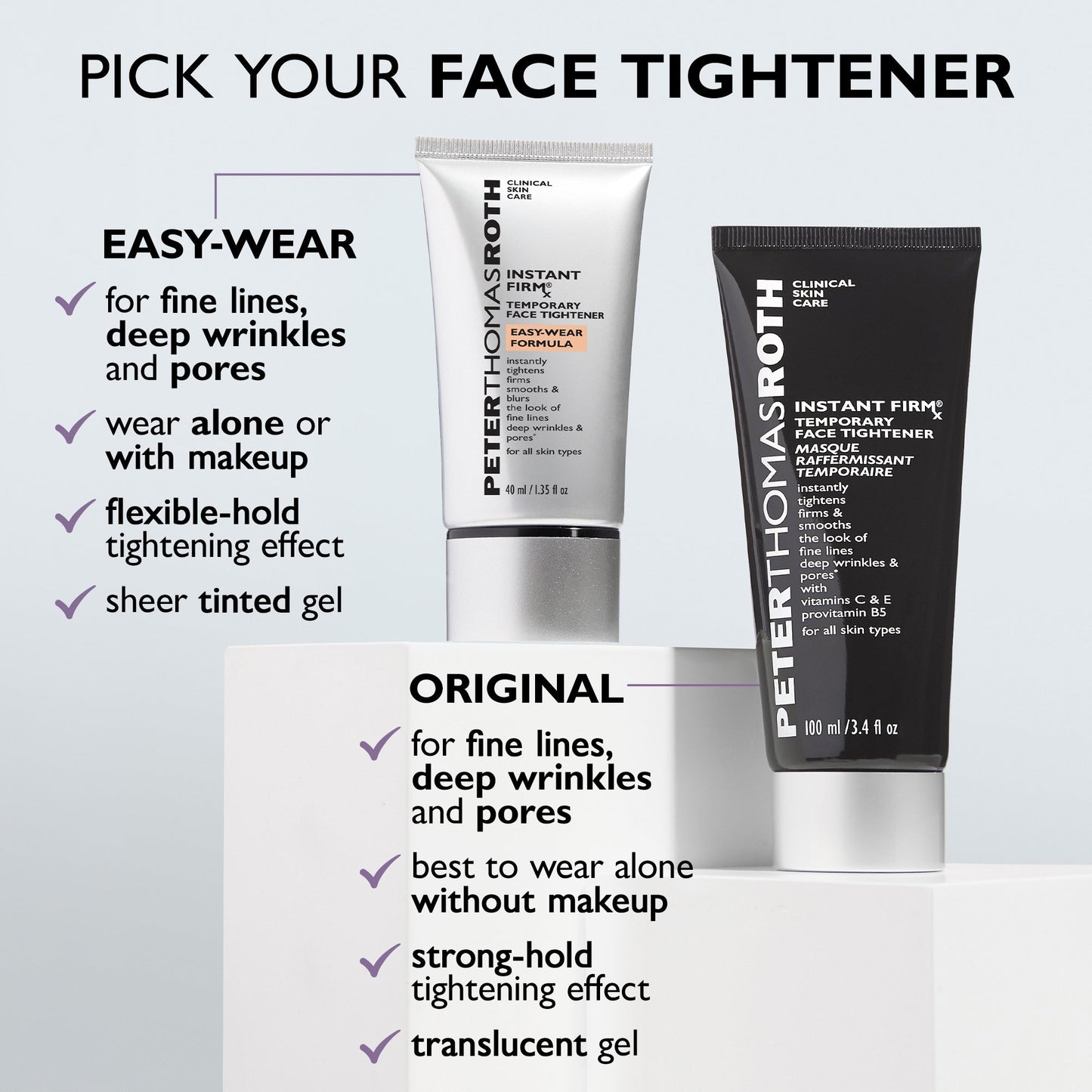 Instant FIRMx® Temporary Face Tightener Easy-Wear Formula