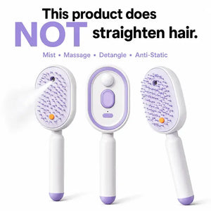 Electric Mist Scalp Comb – Self-Cleaning & Anti-Static Hair Brush