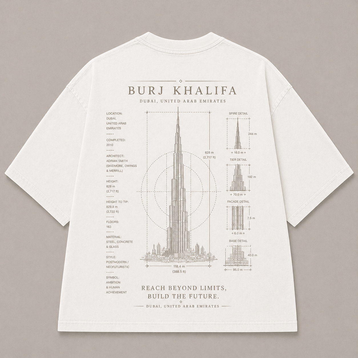 {{ product.title }} vintage blueprint t-shirt back print {{ shop.name }}