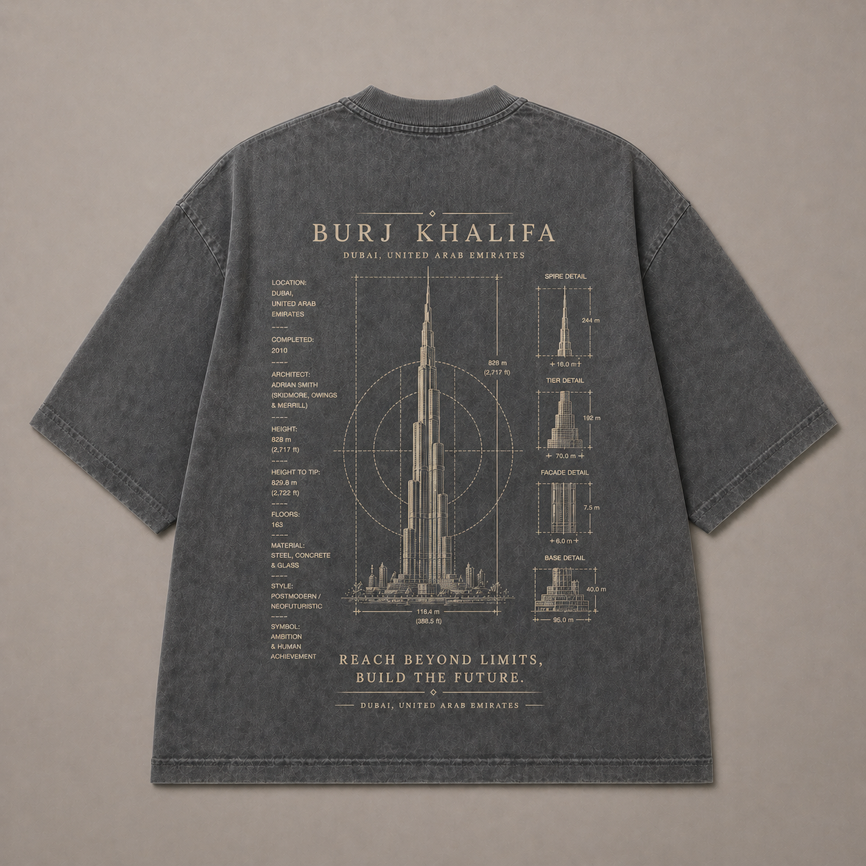 {{ product.title }} vintage blueprint t-shirt back print {{ shop.name }}